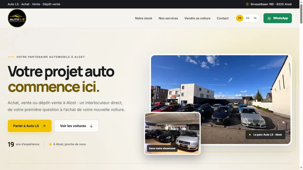 Capture de l’interface Auto LS